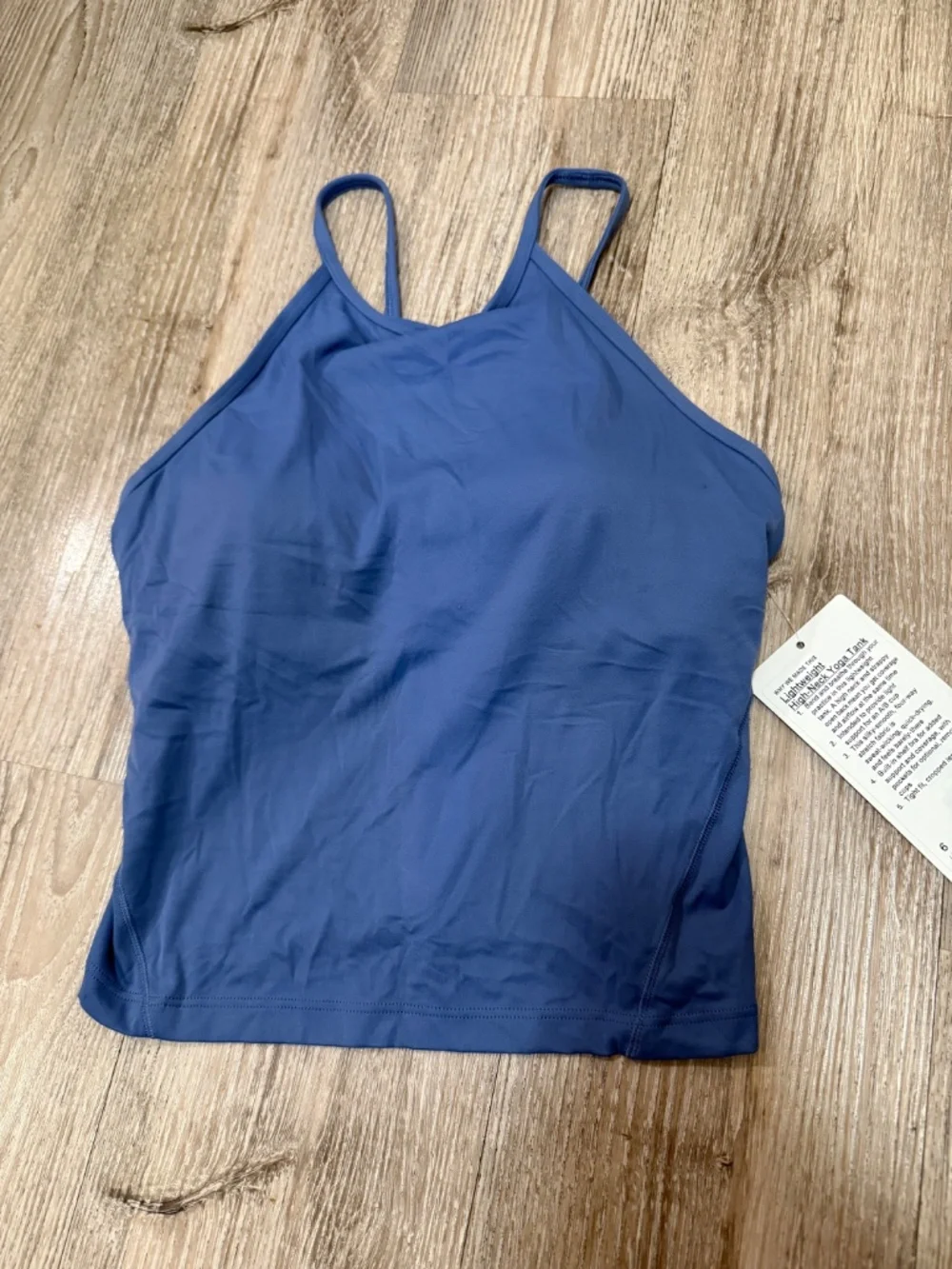 Lululemon Lightweight High Neck Yoga Tank Water Drop Size 6 - Picture 3 of 6